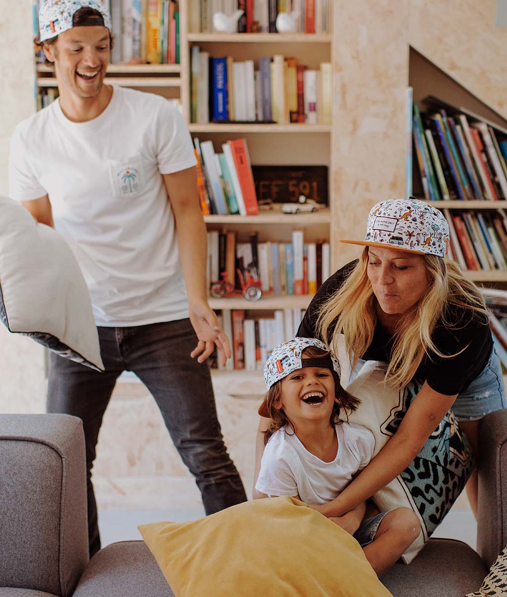 Cappellino genitori e bambini Aussie, visiera piatta, matchy-matchy, eco-responsabile, dai 9 mesi, Cool Kids Only!