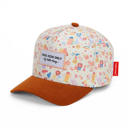 Cappellino Bambini Dried Flowers, visiera curva, eco-responsabile, certificato Oeko-Tex, da 9 mesi, Cool Kids Only !
