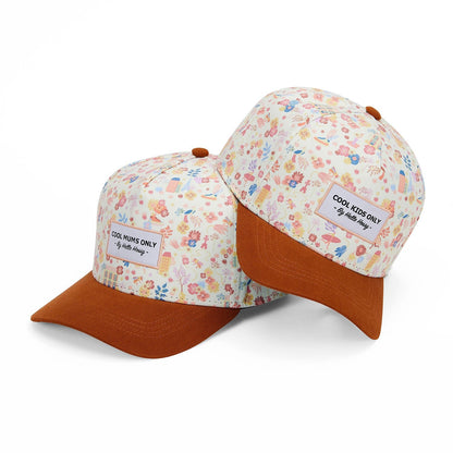 Cappellino genitori e bambini Dried Flowers, visiera curva, matchy-matchy, eco-responsabile, dai 9 mesi, Cool Kids Only!