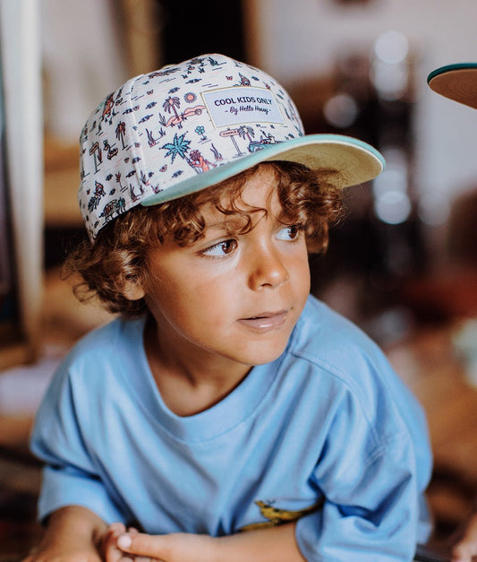 Cappellino bambini Jungly, visiera curva, eco-responsabile, certificato Oeko-Tex, da 9 mesi, Cool Kids Only !