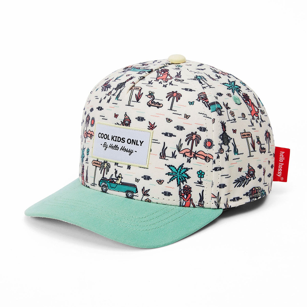 Cappellino bambini Jungly, visiera curva, eco-responsabile, certificato Oeko-Tex, da 9 mesi, Cool Kids Only !
