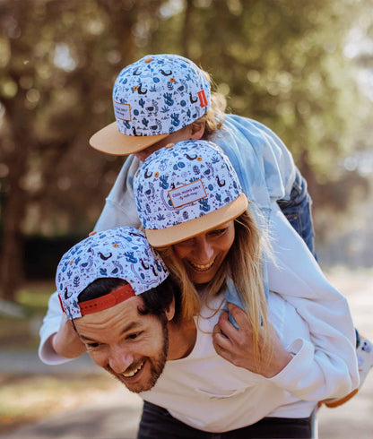 Cappellino Genitori e Bambini Lama, visiera piatta, matchy-matchy, eco-responsabile, da 9 mesi, Cool Kids Only!