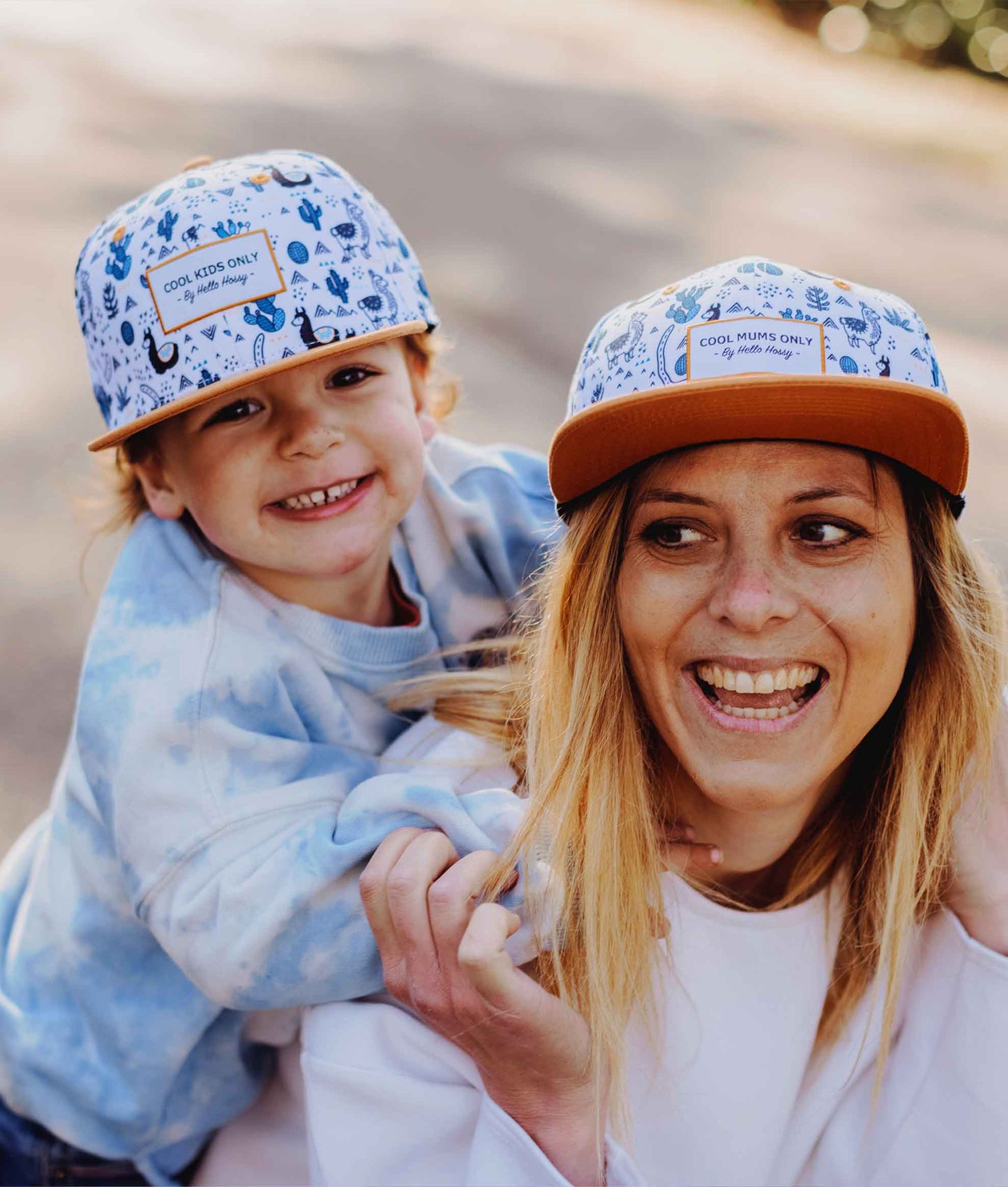 Cappellino Genitori e Bambini Lama, visiera piatta, matchy-matchy, eco-responsabile, da 9 mesi, Cool Kids Only!