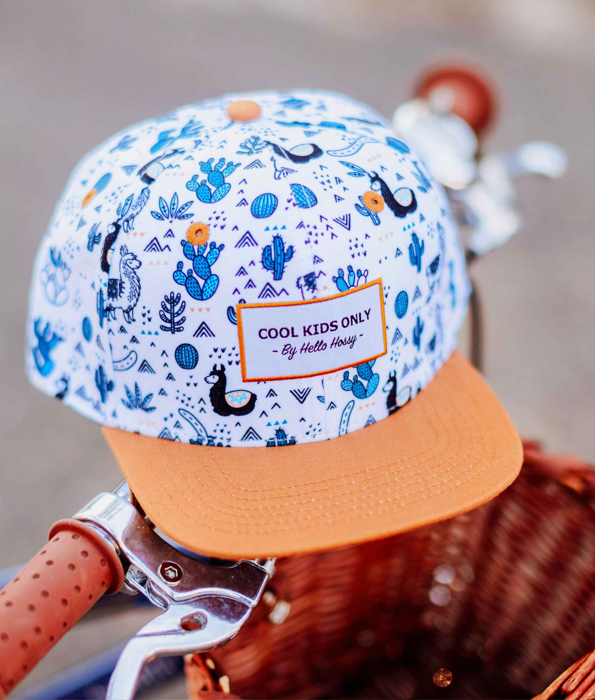Cappellino Bambini Lama, visiera piatta, eco-responsabile, certificato Oeko-Tex, dai 9 mesi, Cool Kids Only !
