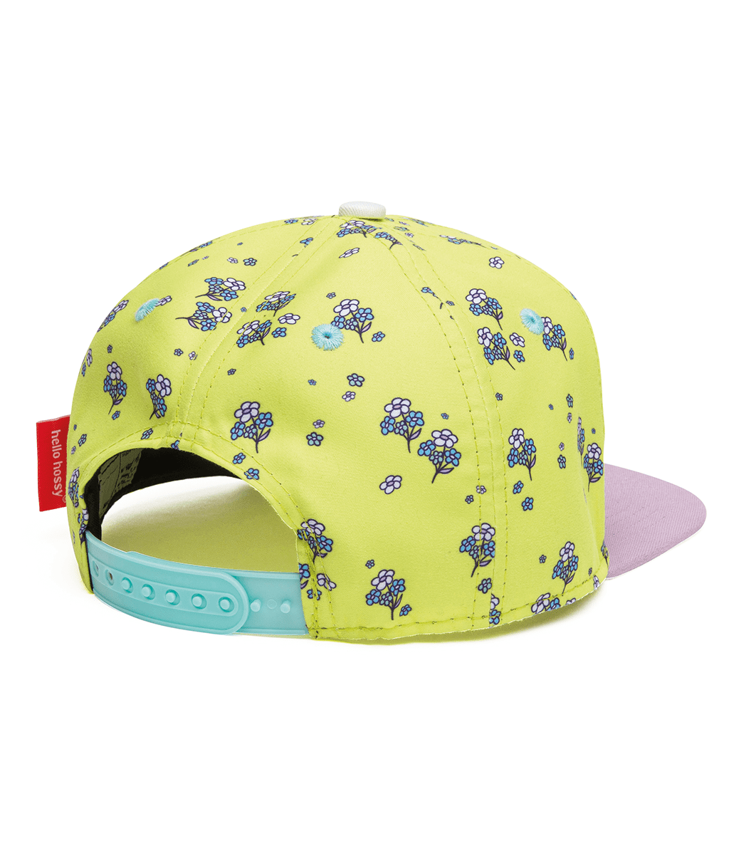 Cappellino Bambini Lemon Flowers, visiera piatta, eco-responsabile, certificato Oeko-Tex, dai 9 mesi, Cool Kids Only !