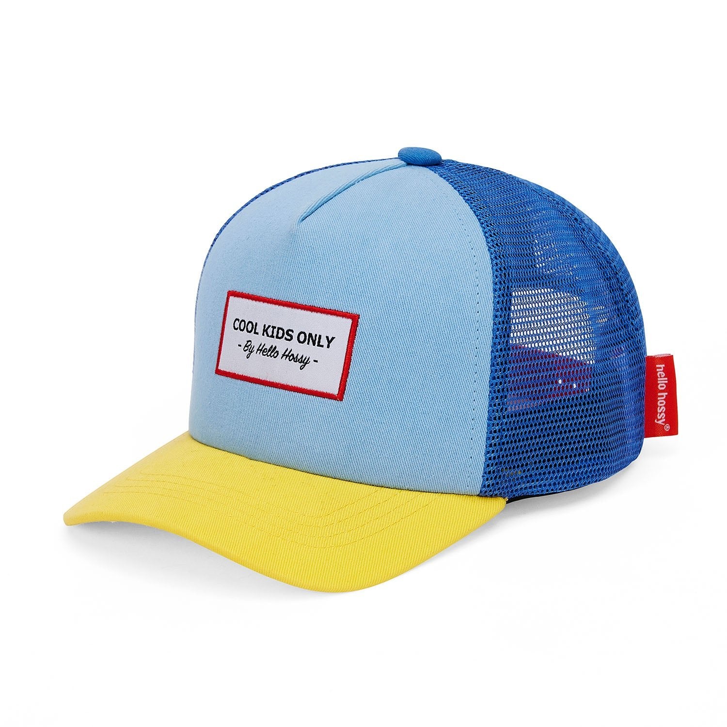 Cappellino Bambini Mini Blue Lemon, stile Trucker, eco-responsabile, certificato Oeko-Tex, dai 9 mesi, Cool Kids Only!