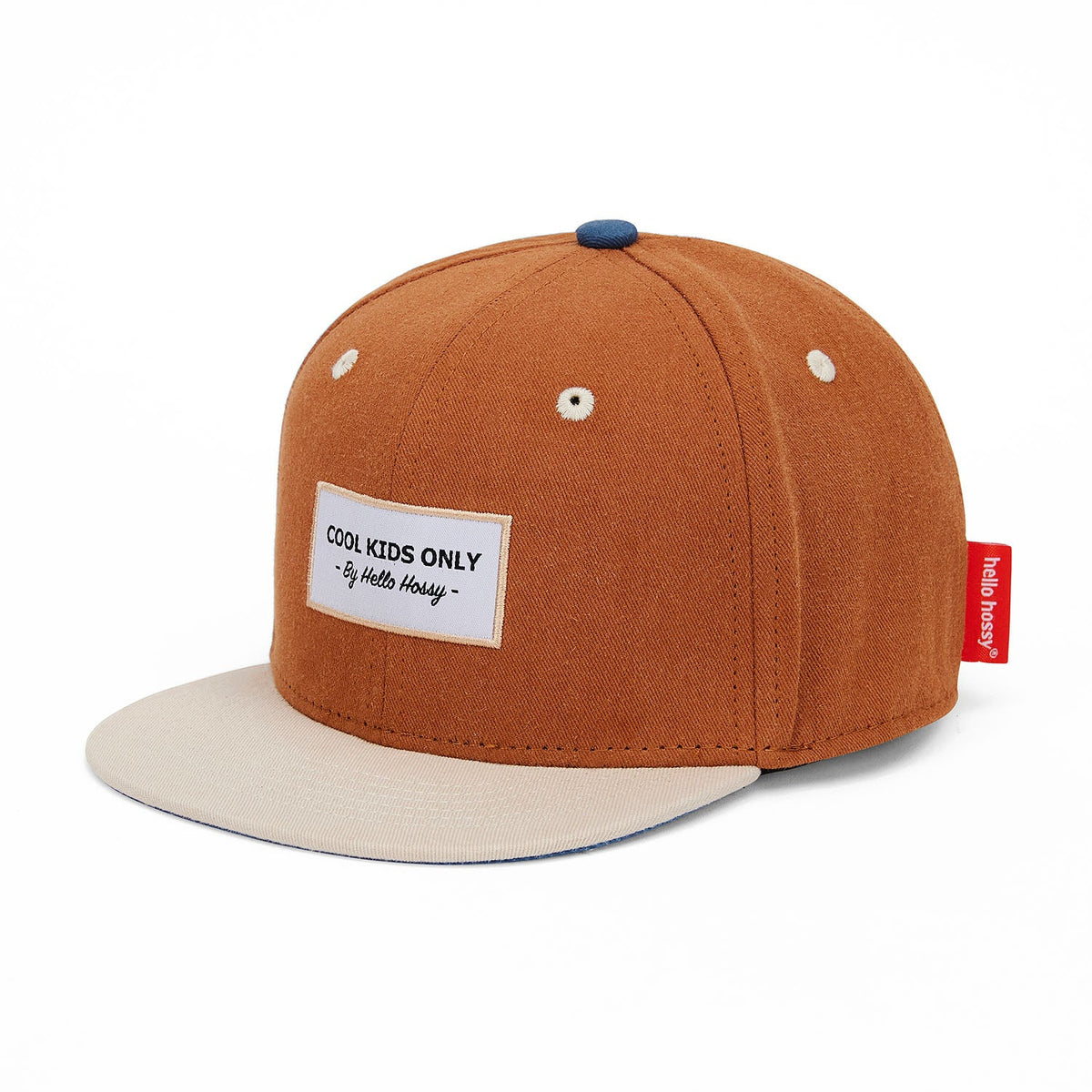 Cappellino per bambini Mini Cookie, visiera piatta, 100% cotone biologico, certificato Oeko-Tex, dai 9 mesi, Cool Kids Only!