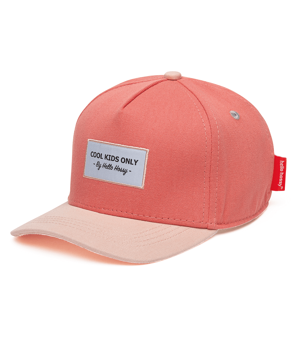 Cappellino Bambini Mini Framboise, visiera curva, 100% cotone biologico, certificato Oeko-Tex, da 9 mesi, Cool Kids Only!