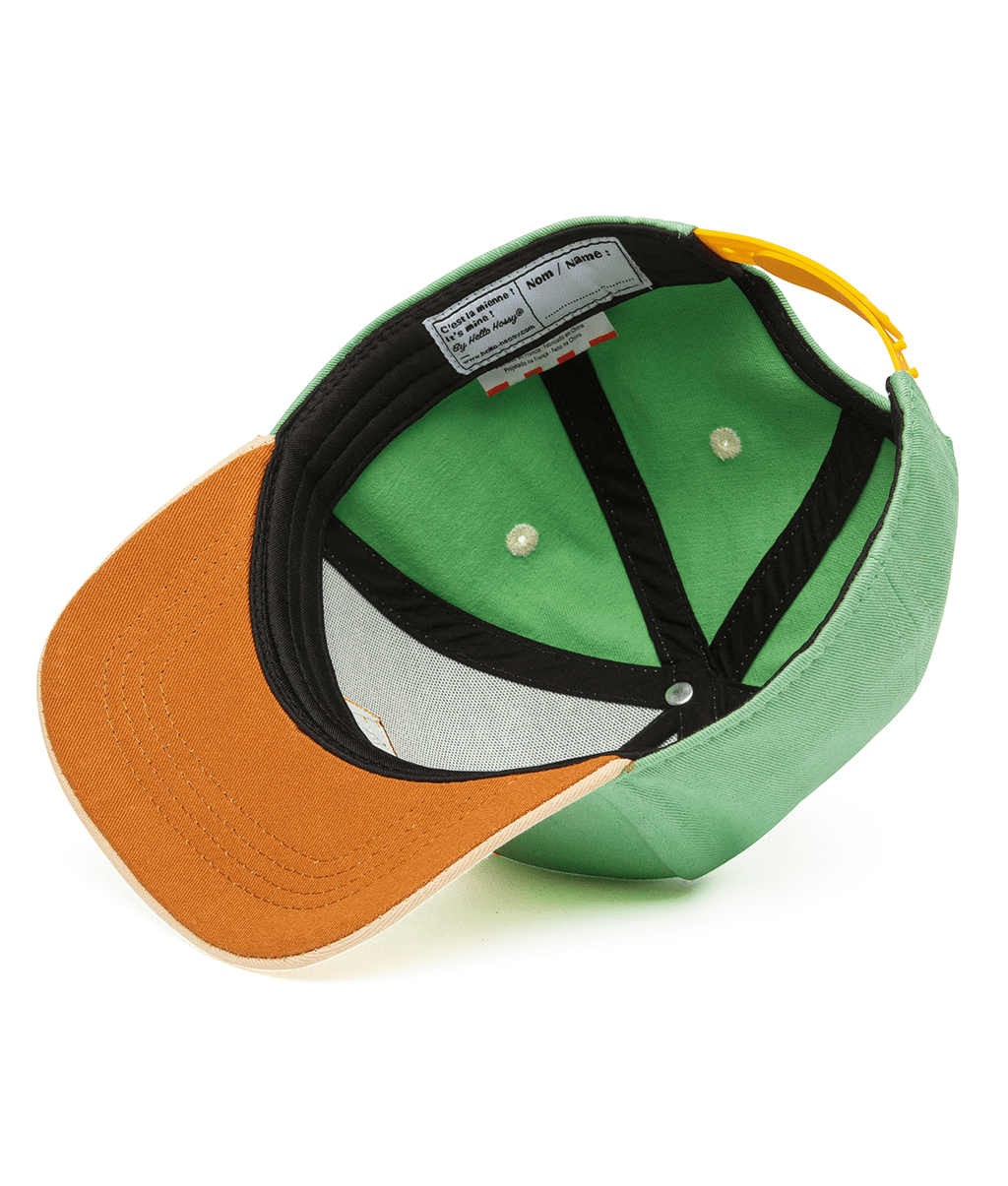 Cappellino bambini Mini Garden, visiera curva, 100% cotone biologico, certificata Oeko-Tex, da 9 mesi, Cool Kids Only !