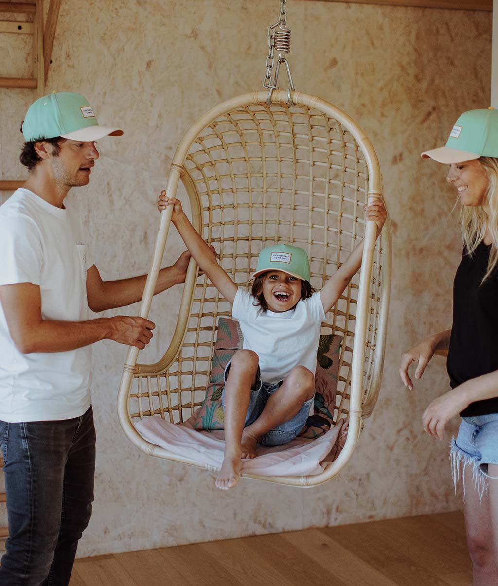 Cappellino genitori e bambini Mini Garden, visiera curva, matchy-matchy, 100% cotone biologico, da 9 mesi, Cool Kids Only !