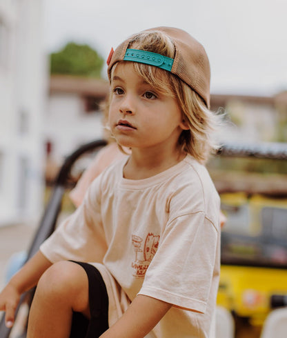 Cappellino per bambini Mini Iced Coffee, stile Trucker, eco-responsabile, certificato Oeko-Tex, da 9 mesi, Cool Kids Only !