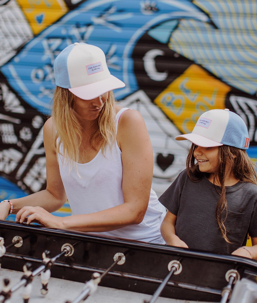 Cappellino genitori e bambini Mini Lollipop, stile Trucker, matchy-matchy, eco-responsabile, dai 9 mesi, Cool Kids Only !