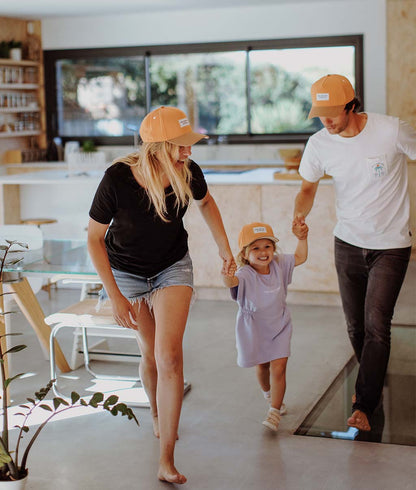 Cappellino genitori e bambini Mini Tan, visiera curva, matchy-matchy, 100% cotone biologico, dai 9 mesi, Cool Kids Only!