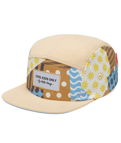 Cappellino per bambini Patchwork, visiera piatta, eco-responsabile, certificato Oeko-Tex, dai 9 mesi, Cool Kids Only!