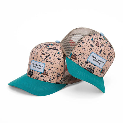 Cappellino Genitori e Bambini Road Trip, stile Trucker, matchy-matchy, eco-responsabile, da 9 mesi, Cool Kids Only!