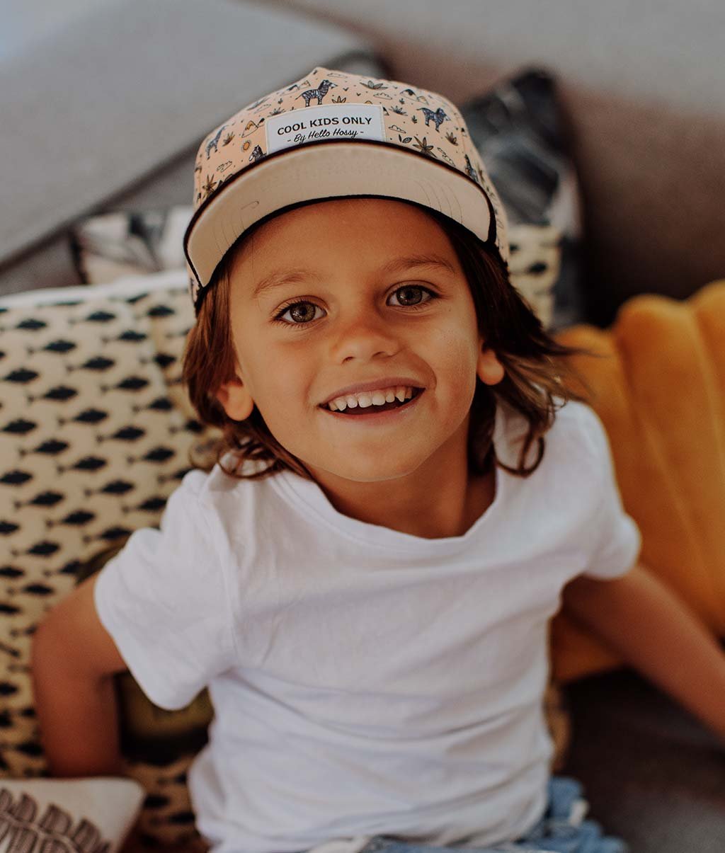 Cappellino bambini Tanzanie, visiera curva, eco-responsabile, certificato Oeko-Tex, da 9 mesi, Cool Kids Only!