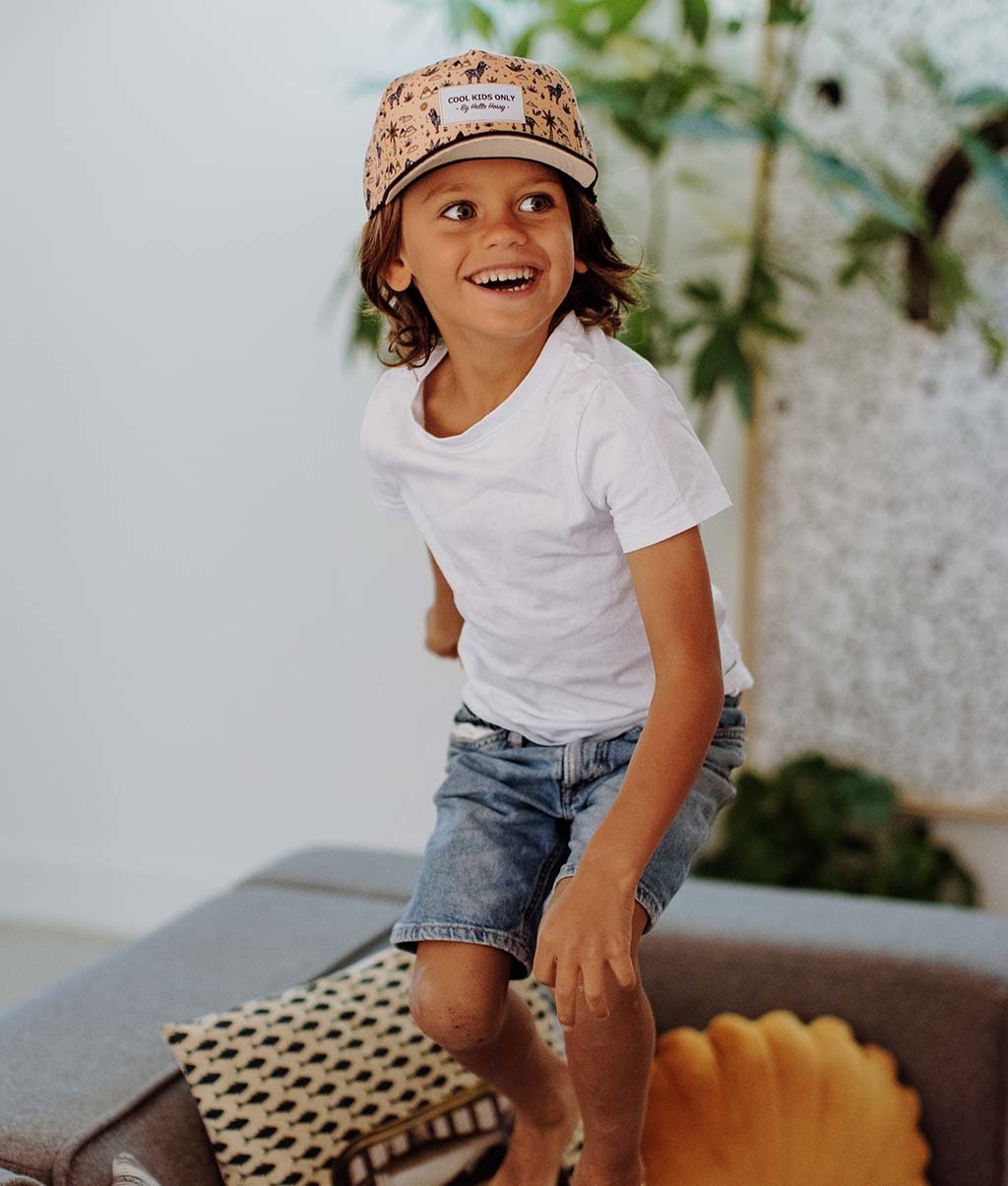 Cappellino bambini Tanzanie, visiera curva, eco-responsabile, certificato Oeko-Tex, da 9 mesi, Cool Kids Only!