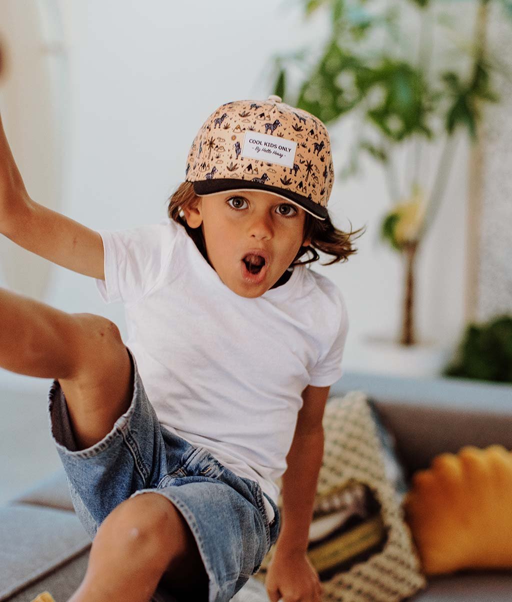 Cappellino bambini Tanzanie, visiera curva, eco-responsabile, certificato Oeko-Tex, da 9 mesi, Cool Kids Only!