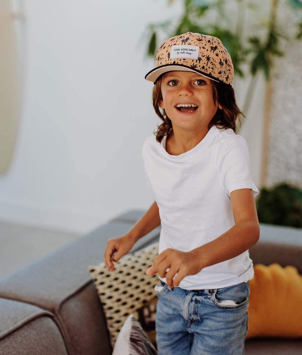 Cappellino bambini Tanzanie, visiera curva, eco-responsabile, certificato Oeko-Tex, da 9 mesi, Cool Kids Only!