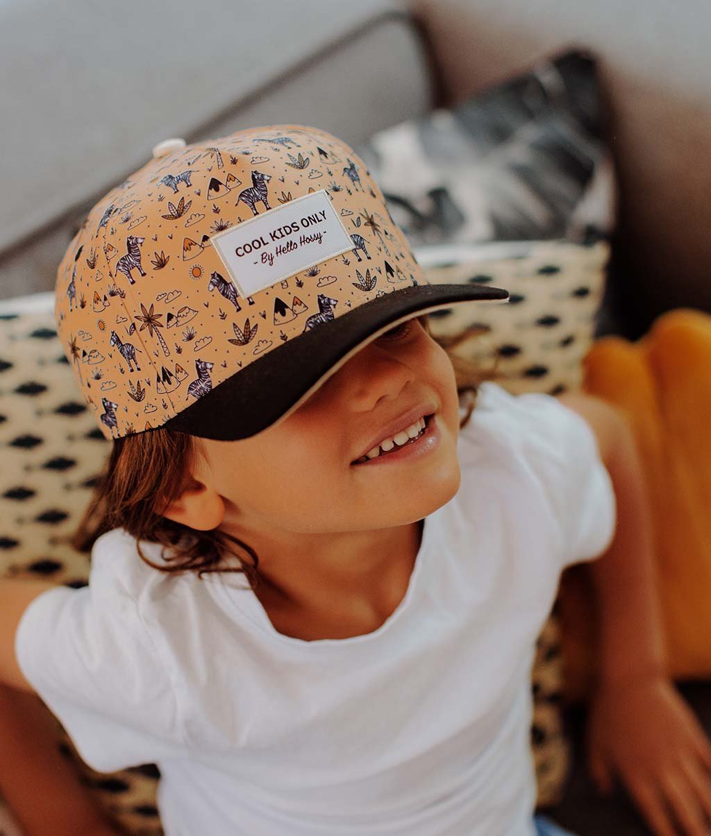 Cappellino bambini Tanzanie, visiera curva, eco-responsabile, certificato Oeko-Tex, da 9 mesi, Cool Kids Only!