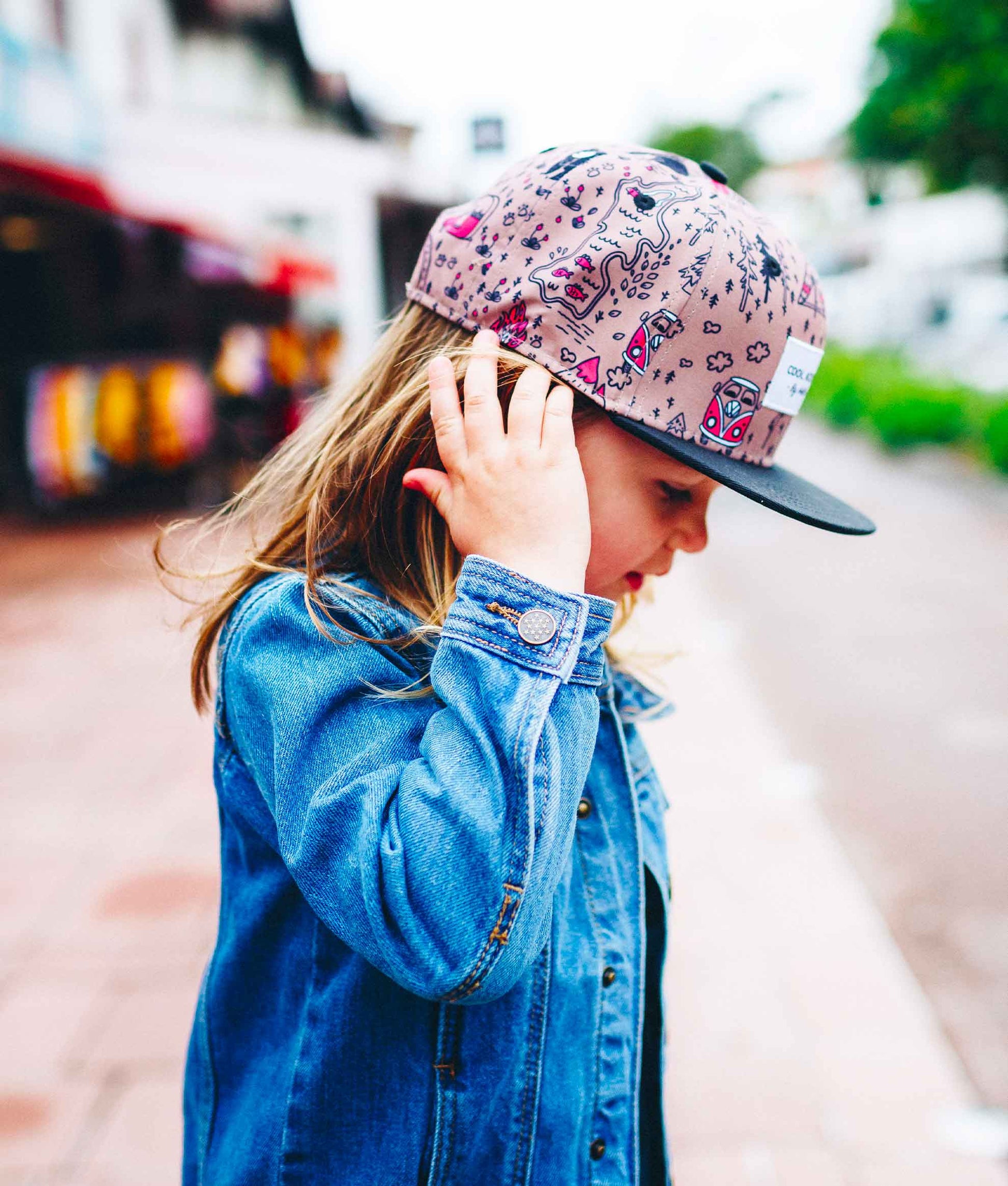 Cappellino bambini Van, visiera piatta, eco-responsabile, certificato Oeko-Tex, dai 9 mesi, Cool Kids Only!