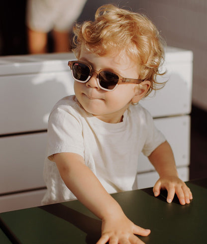 Occhiali da sole bambini Mini Jimmy, colorati, lenti categoria 3, UV400, lenti polarizzate, da 2 anni, Cool Kids Only !
