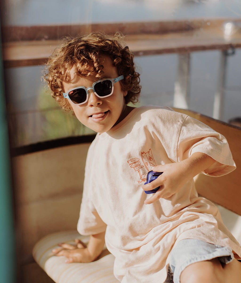 Occhiali da sole Bambini Mini Kelly, colorati, lenti categoria 3, UV400, lenti polarizzate, dai 2 anni, Cool Kids Only !