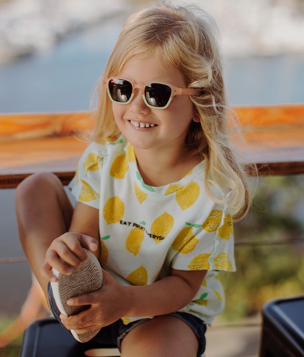 Occhiali da sole Bambini Mini Mia, colorati, lenti di categoria 3, UV400, lenti polarizzate, dai 2 anni, Cool Kids Only!