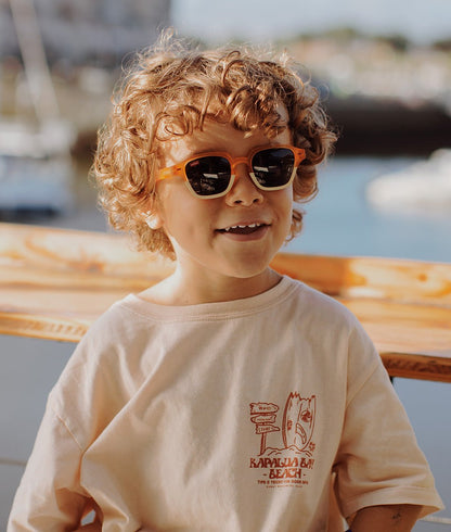 Occhiali da sole bambini Mini Tommy, colorati, lenti categoria 3, UV400, lenti polarizzate, dai 2 anni, Cool Kids Only!