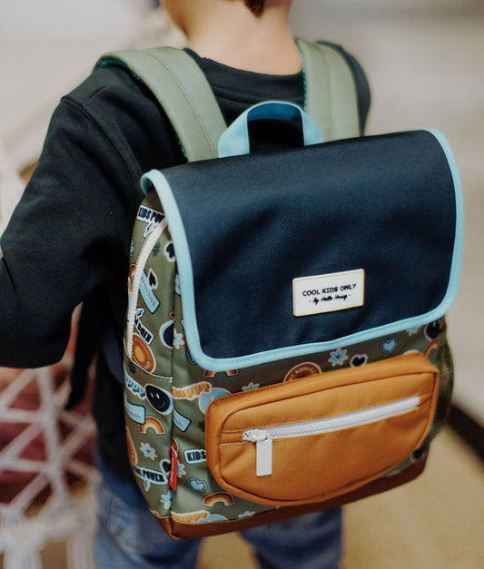 Cartella scolastica bambini Smiley, eco-responsabile, da 2 anni, Cool Kids Only !