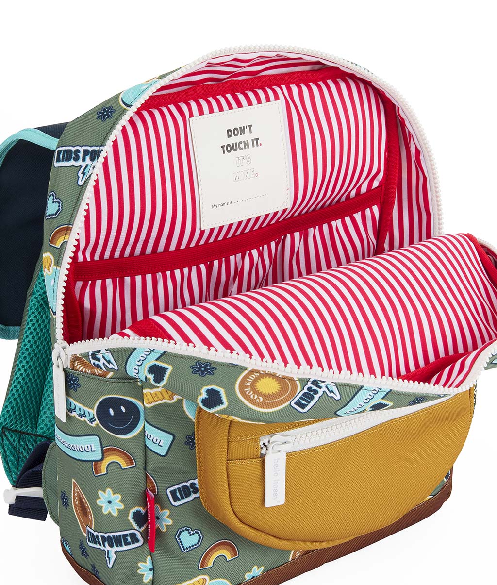 Zaino bambino Smiley, eco-responsabile, dai 2 anni, Cool Kids Only!