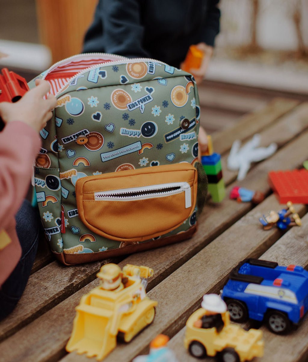 Cartella scolastica bambini Smiley, eco-responsabile, da 2 anni, Cool Kids Only !